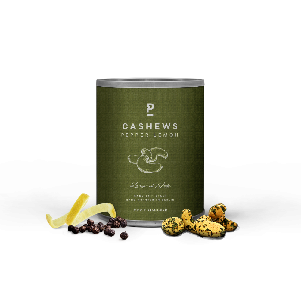 Cashewnüsse mit Pfeffer & Zitrone